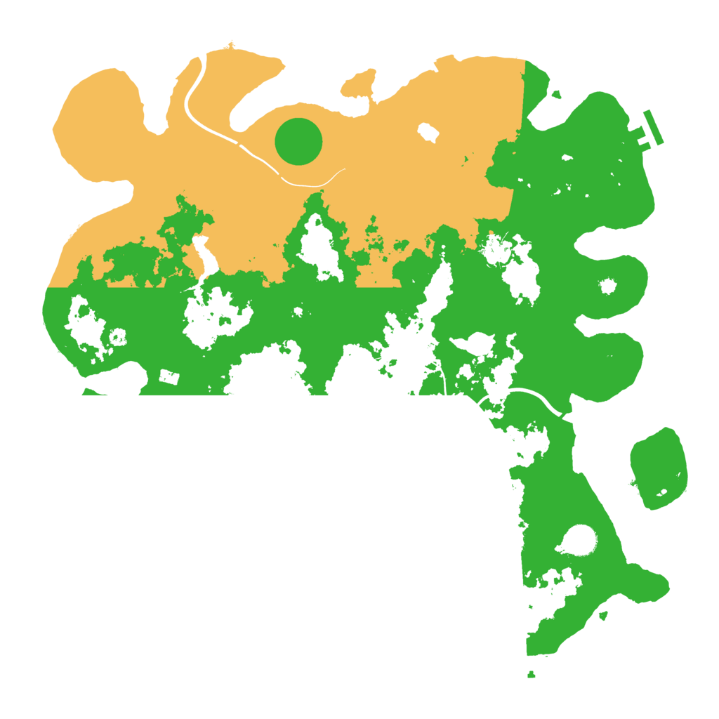 Biome Rust Map: Procedural Map, Size: 4000, Seed: 531666