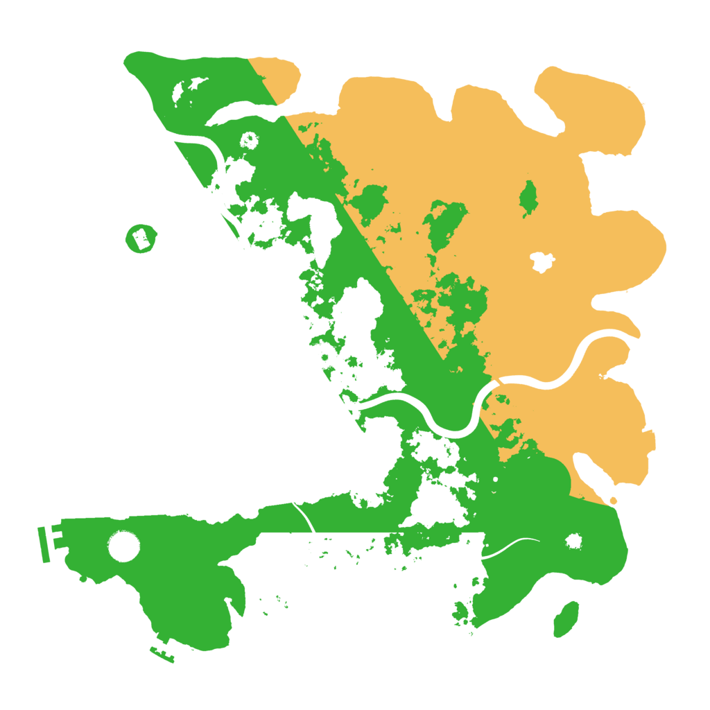 Biome Rust Map: Procedural Map, Size: 4000, Seed: 589870