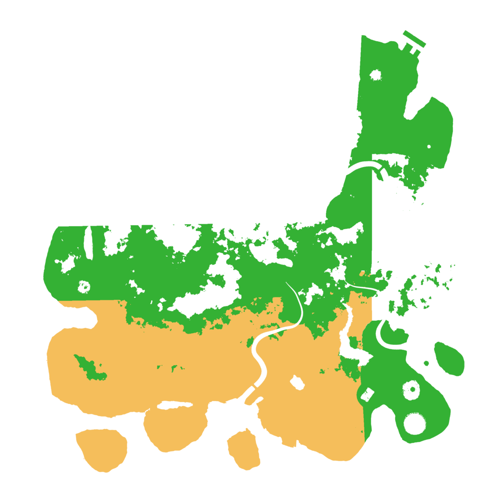 Biome Rust Map: Procedural Map, Size: 4000, Seed: 267439