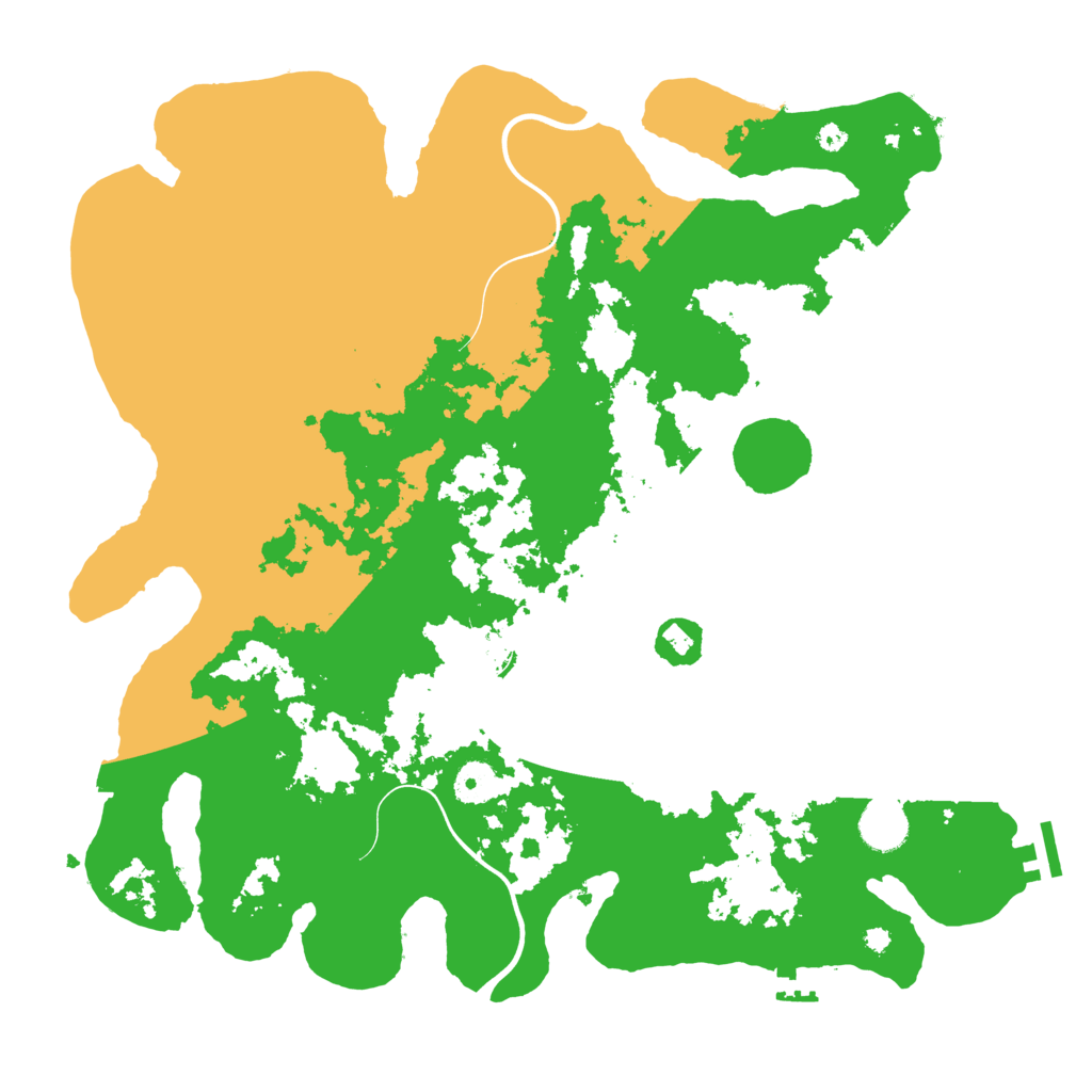 Biome Rust Map: Procedural Map, Size: 3950, Seed: 2079864166