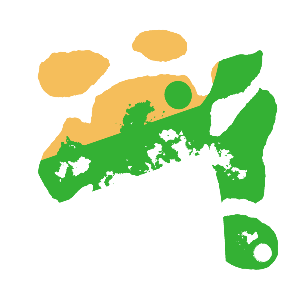 Biome Rust Map: Barren, Size: 3000, Seed: 36253191