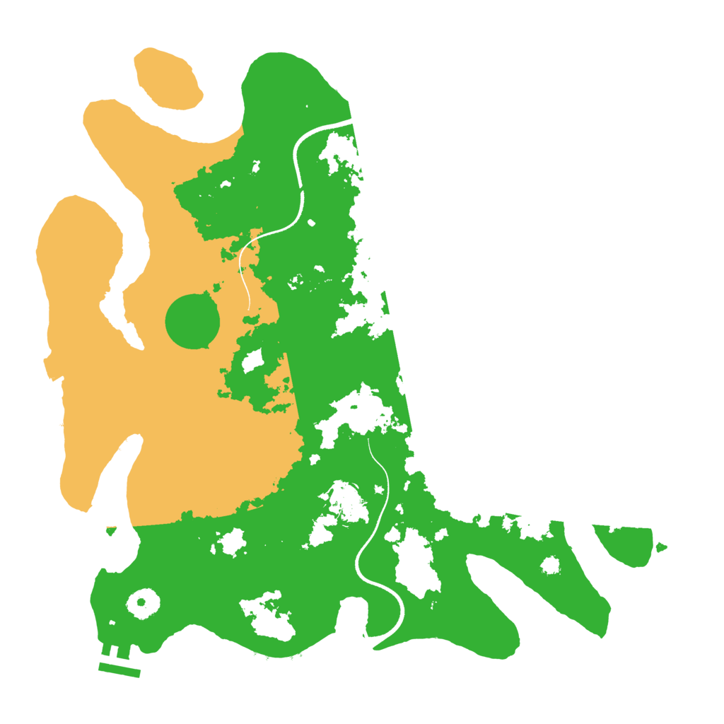 Biome Rust Map: Procedural Map, Size: 3500, Seed: 187