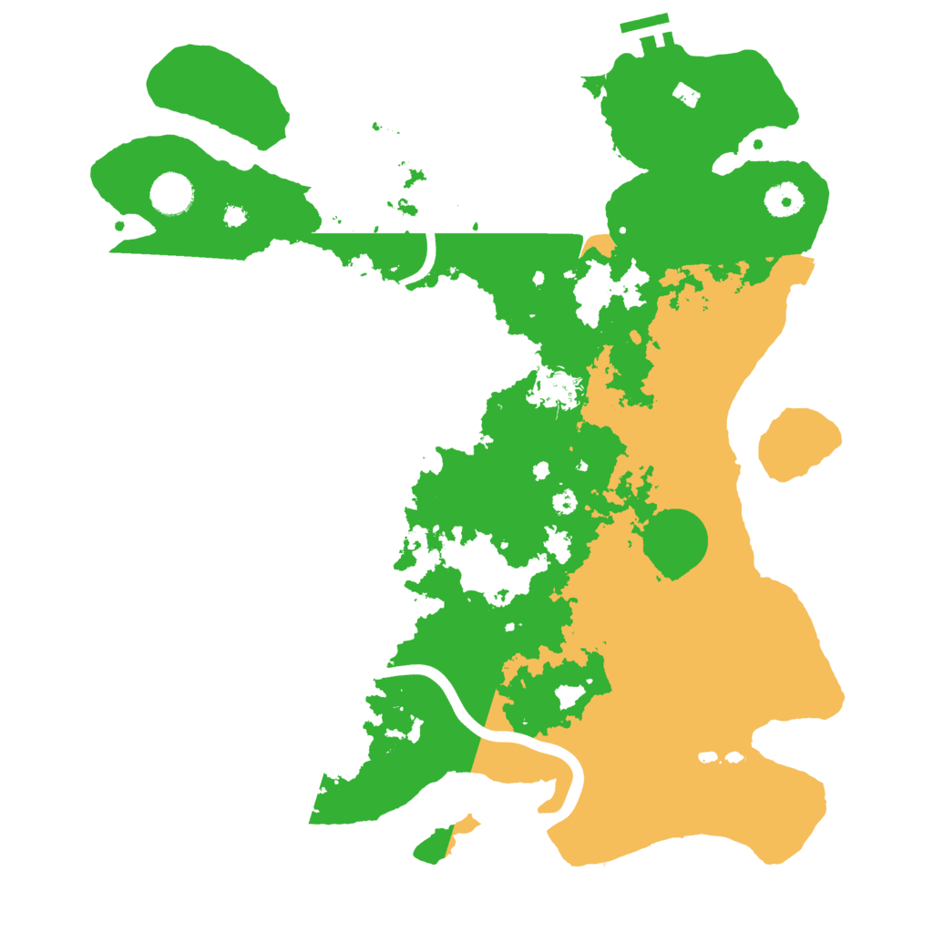 Biome Rust Map: Procedural Map, Size: 3850, Seed: 514376787