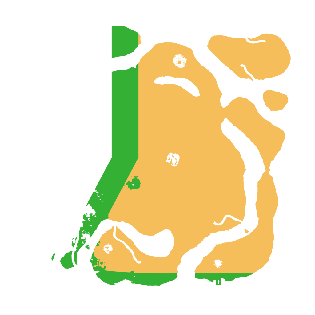 Biome Rust Map: Procedural Map, Size: 3550, Seed: 709347