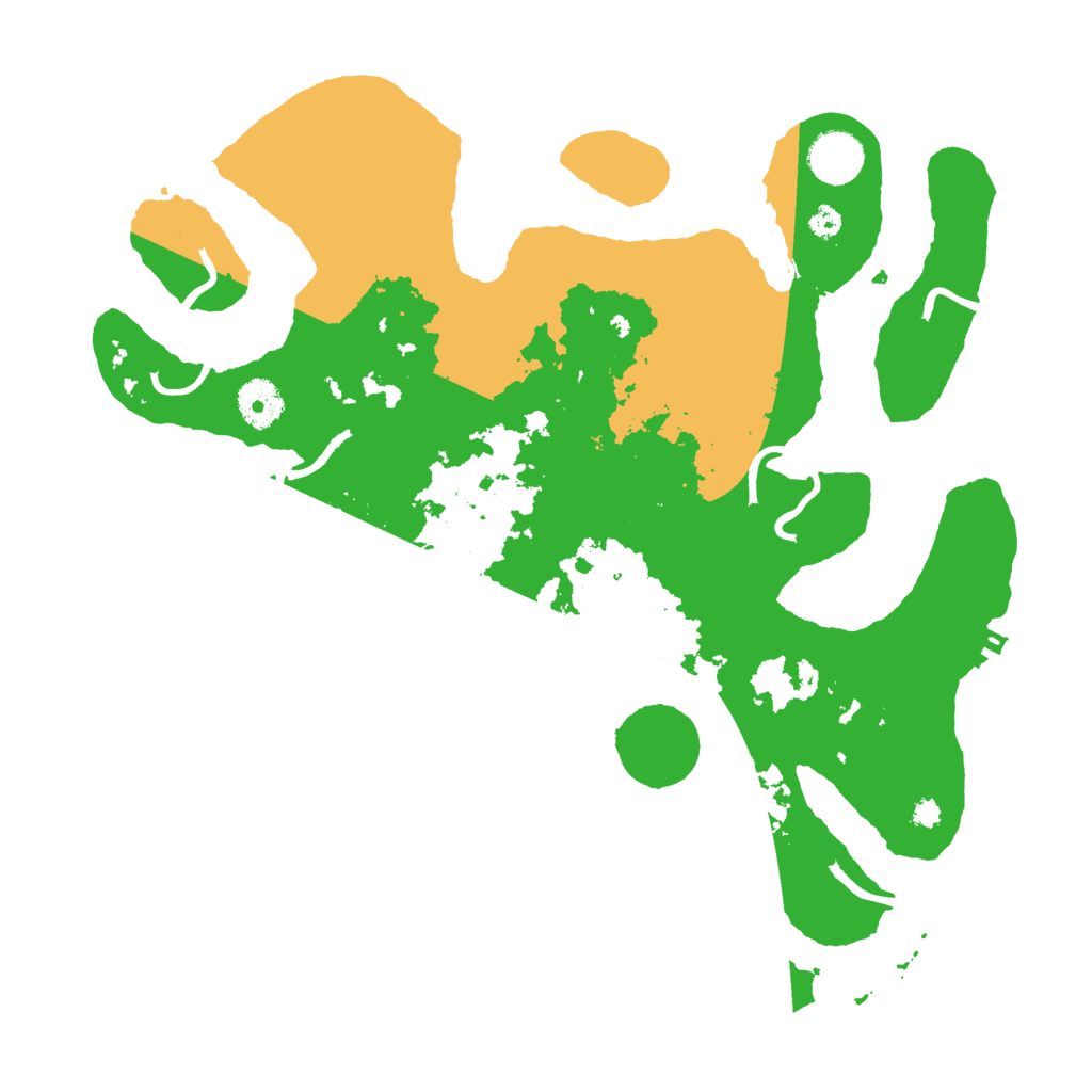 Biome Rust Map: Procedural Map, Size: 3550, Seed: 577385