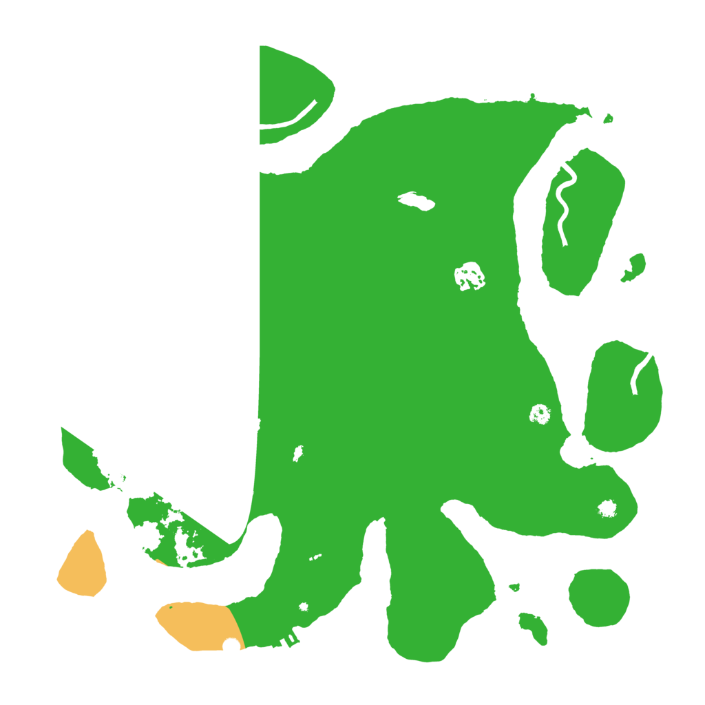 Biome Rust Map: Procedural Map, Size: 3550, Seed: 581357