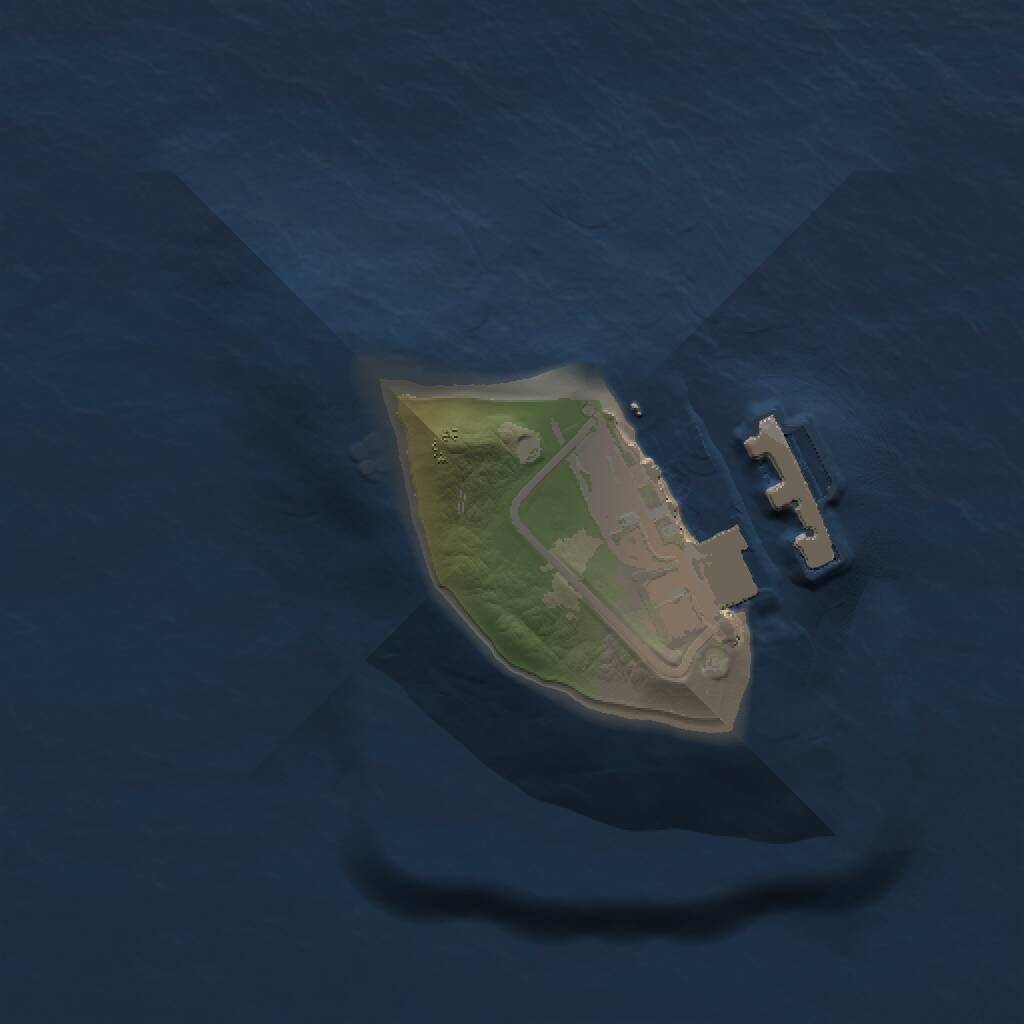 Rust Map: Procedural Map, Size: 1000, Seed: 852102942, 2 Monuments