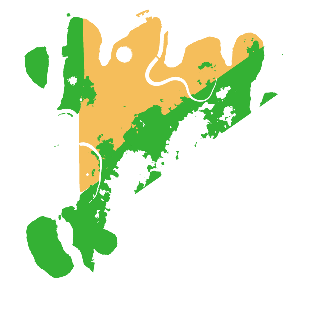 Biome Rust Map: Procedural Map, Size: 3500, Seed: 100017064