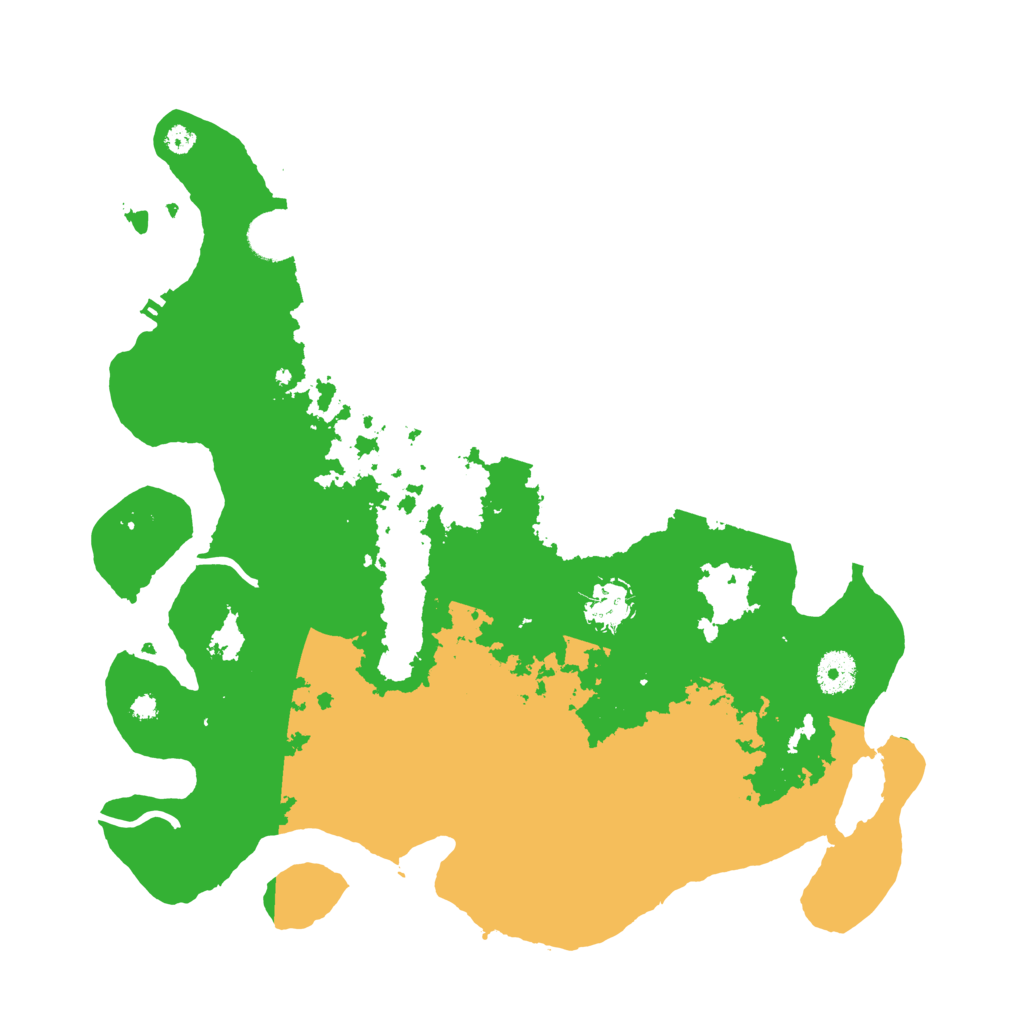 Biome Rust Map: Procedural Map, Size: 3720, Seed: 13825