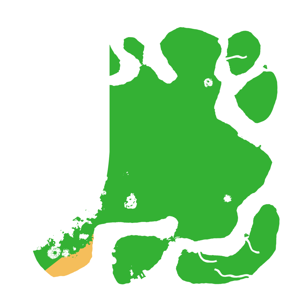 Biome Rust Map: Procedural Map, Size: 3550, Seed: 416409