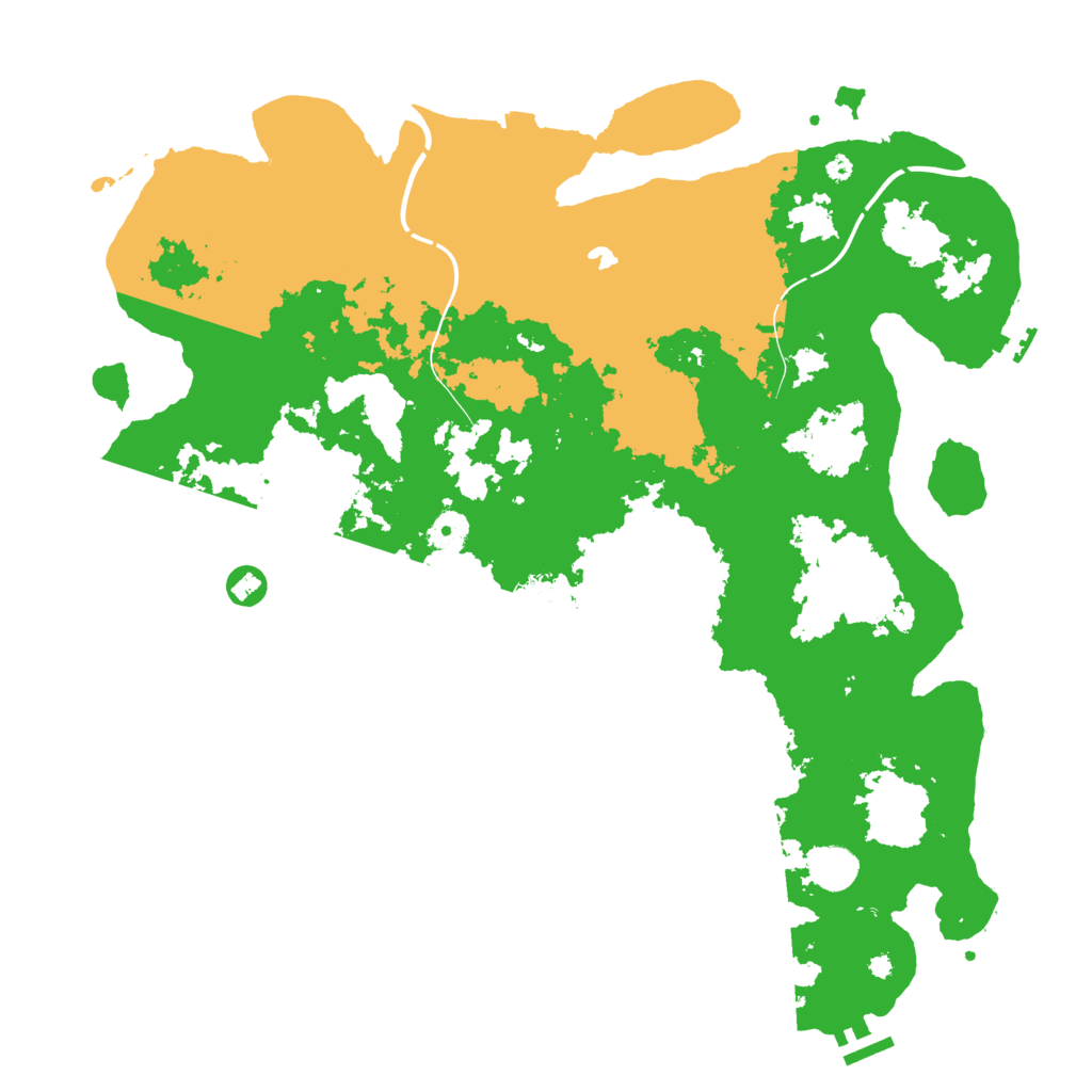 Biome Rust Map: Procedural Map, Size: 4250, Seed: 7