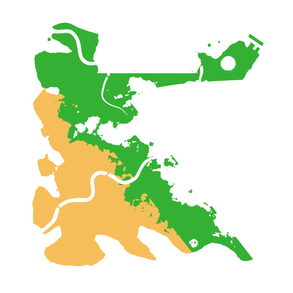 Biome Rust Map: Procedural Map, Size: 3550, Seed: 788288