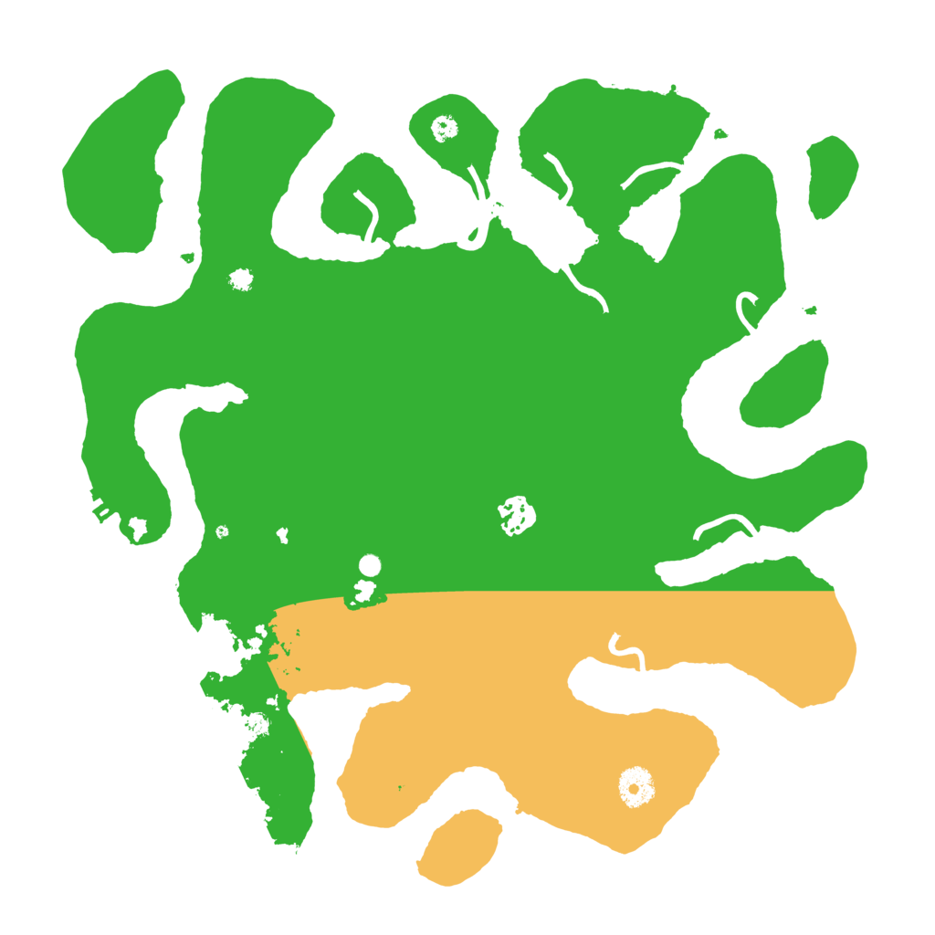 Biome Rust Map: Procedural Map, Size: 3700, Seed: 457193683