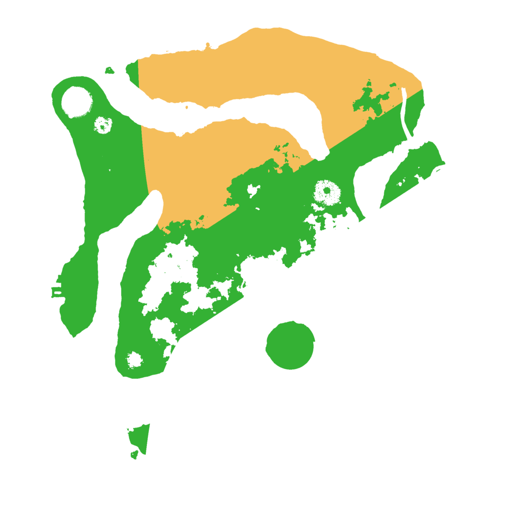 Biome Rust Map: Procedural Map, Size: 3000, Seed: 52135