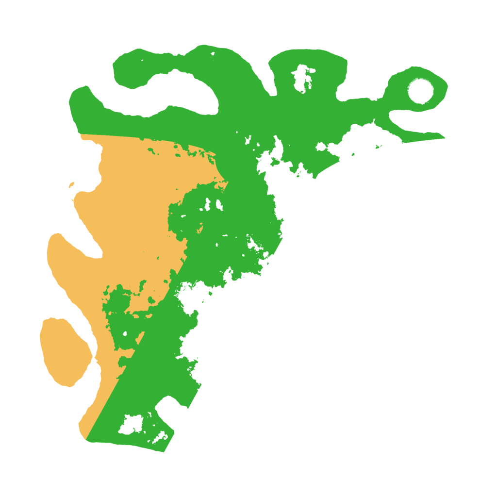 Biome Rust Map: Barren, Size: 3500, Seed: 712372