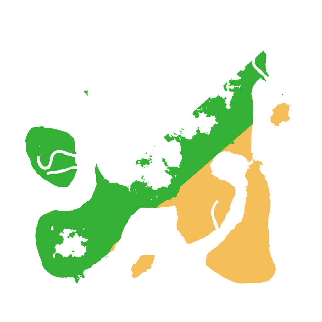 Biome Rust Map: Procedural Map, Size: 2500, Seed: 1719815564