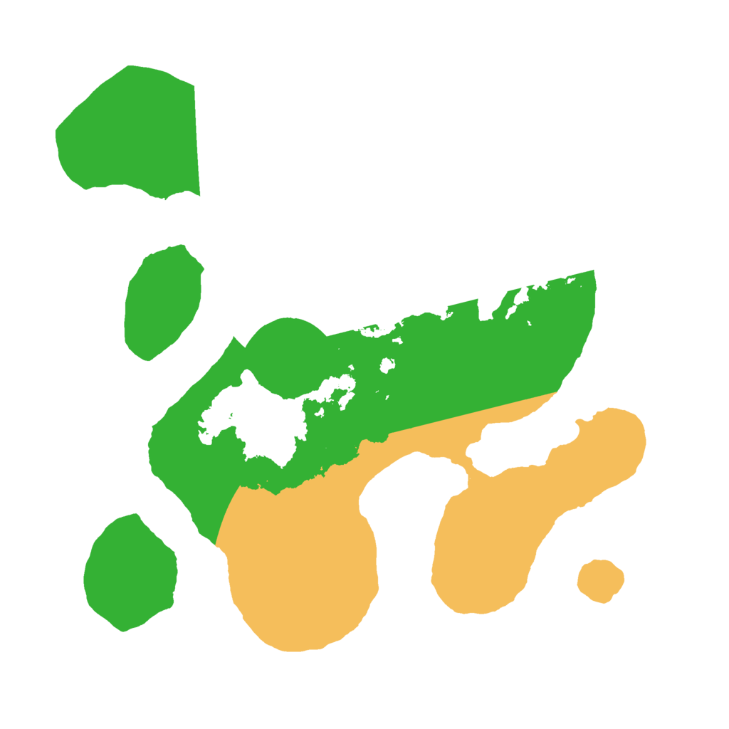 Biome Rust Map: Barren, Size: 2500, Seed: 1