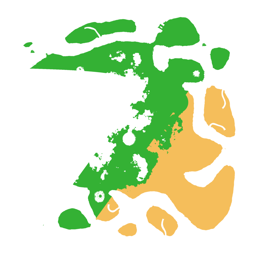 Biome Rust Map: Procedural Map, Size: 3550, Seed: 686704