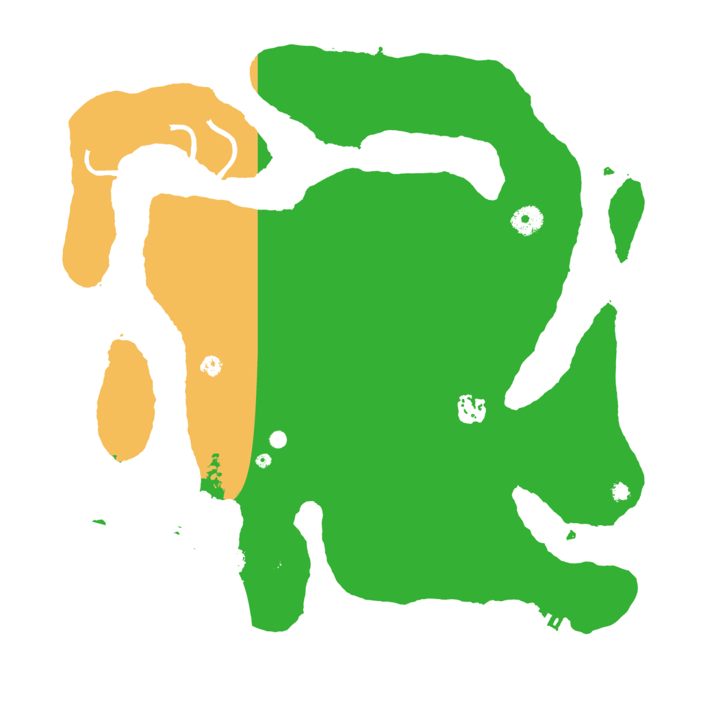 Biome Rust Map: Procedural Map, Size: 3550, Seed: 841417