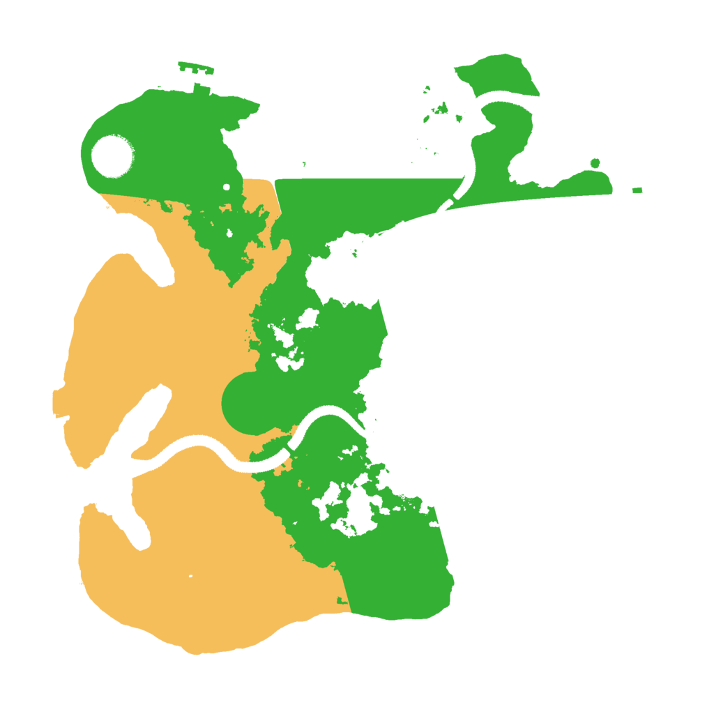 Biome Rust Map: Procedural Map, Size: 3000, Seed: 1815632795