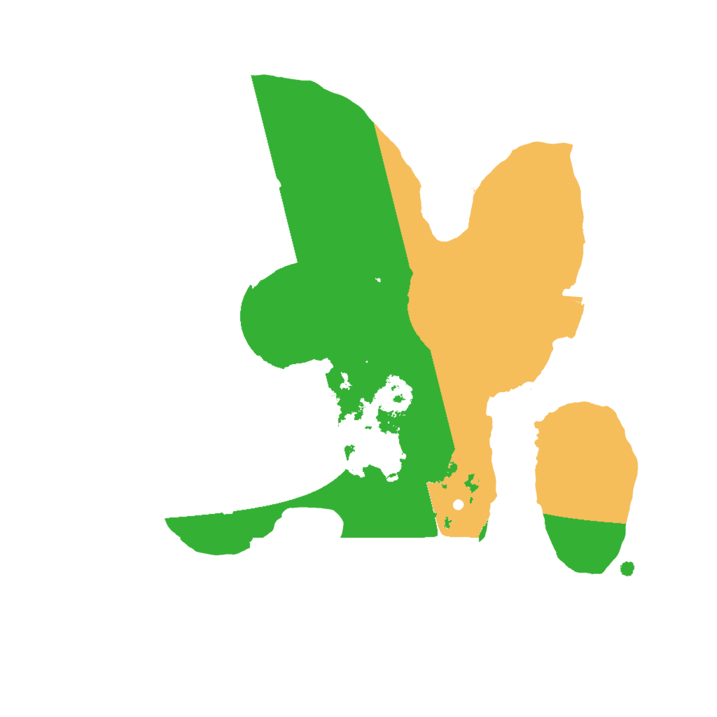 Biome Rust Map: Procedural Map, Size: 2000, Seed: 25122021