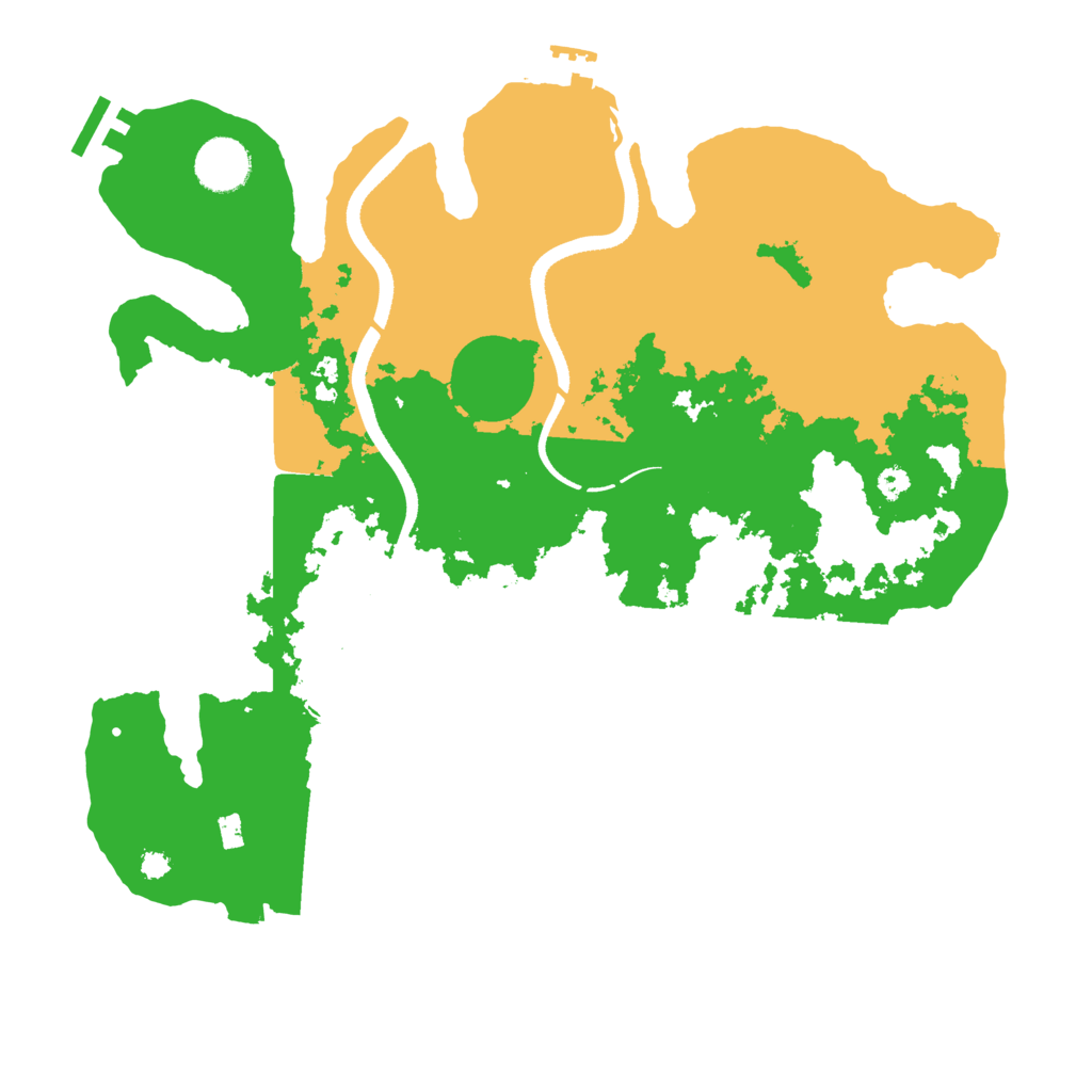 Biome Rust Map: Procedural Map, Size: 3500, Seed: 1432008294