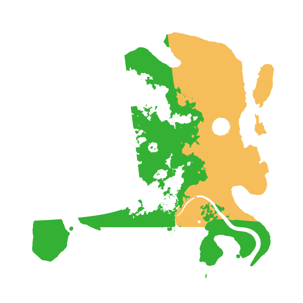 Biome Rust Map: Procedural Map, Size: 3000, Seed: 1500740527