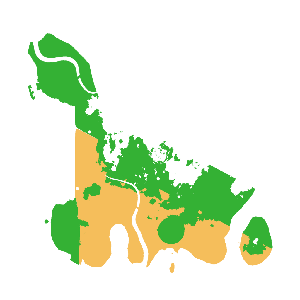 Biome Rust Map: Procedural Map, Size: 3000, Seed: 65190310