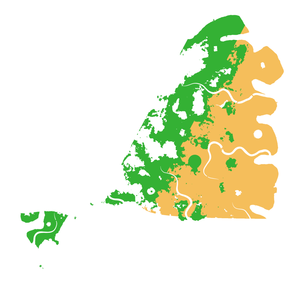 Biome Rust Map: Procedural Map, Size: 6000, Seed: 7594