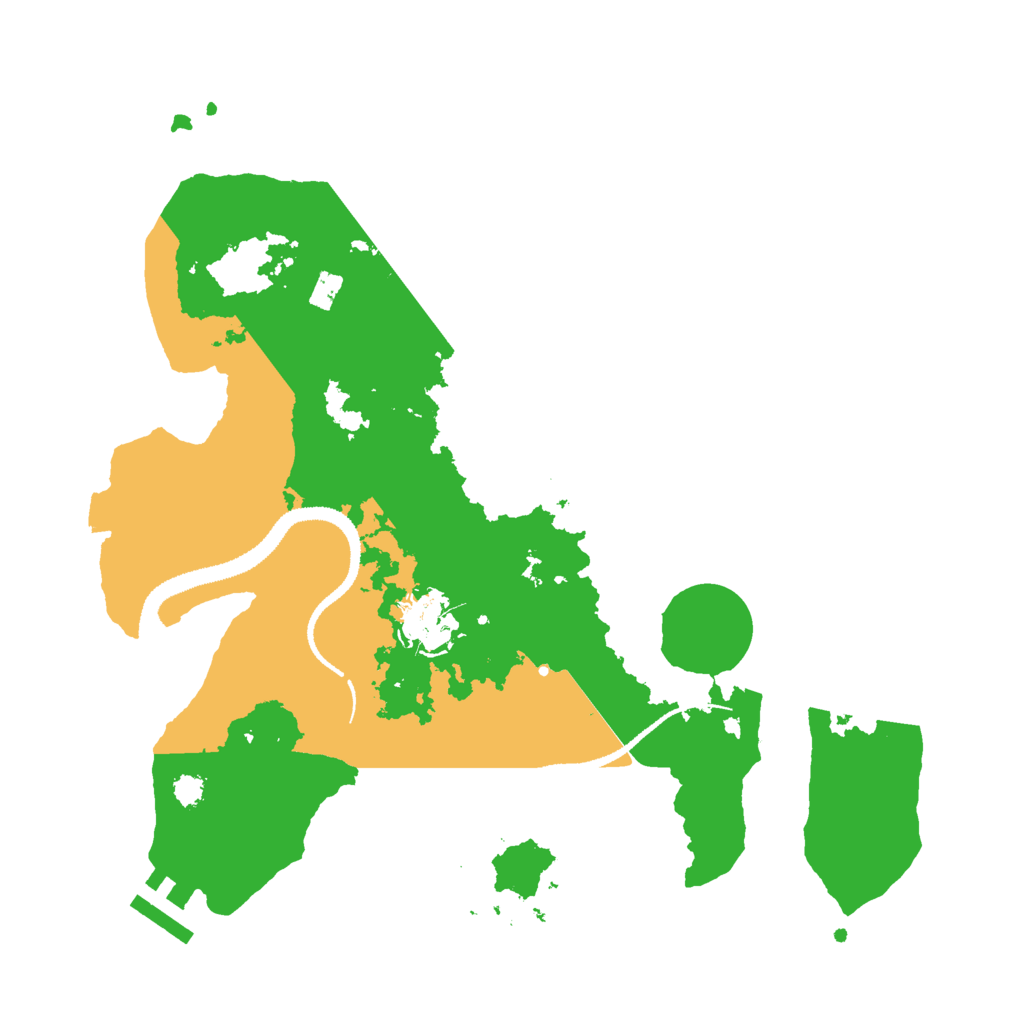 Biome Rust Map: Procedural Map, Size: 3000, Seed: 1552223942
