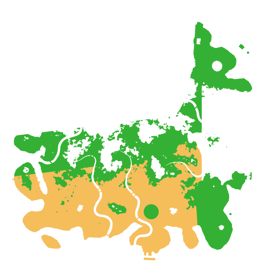 Biome Rust Map: Procedural Map, Size: 4750, Seed: 996633