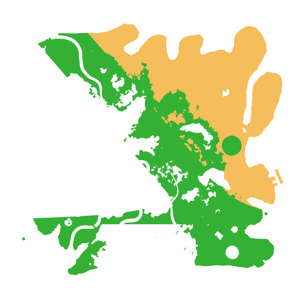 Biome Rust Map: Procedural Map, Size: 4000, Seed: 756432