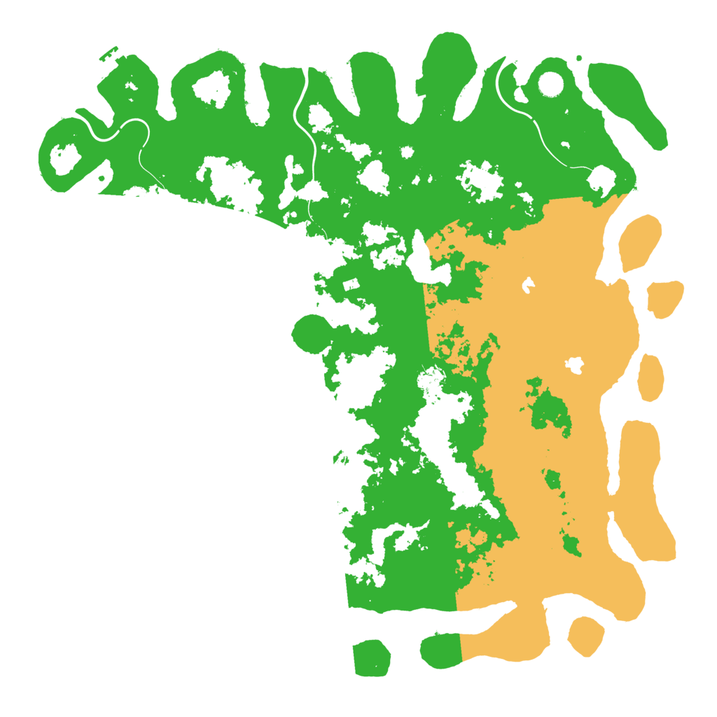 Biome Rust Map: Procedural Map, Size: 5000, Seed: 17777