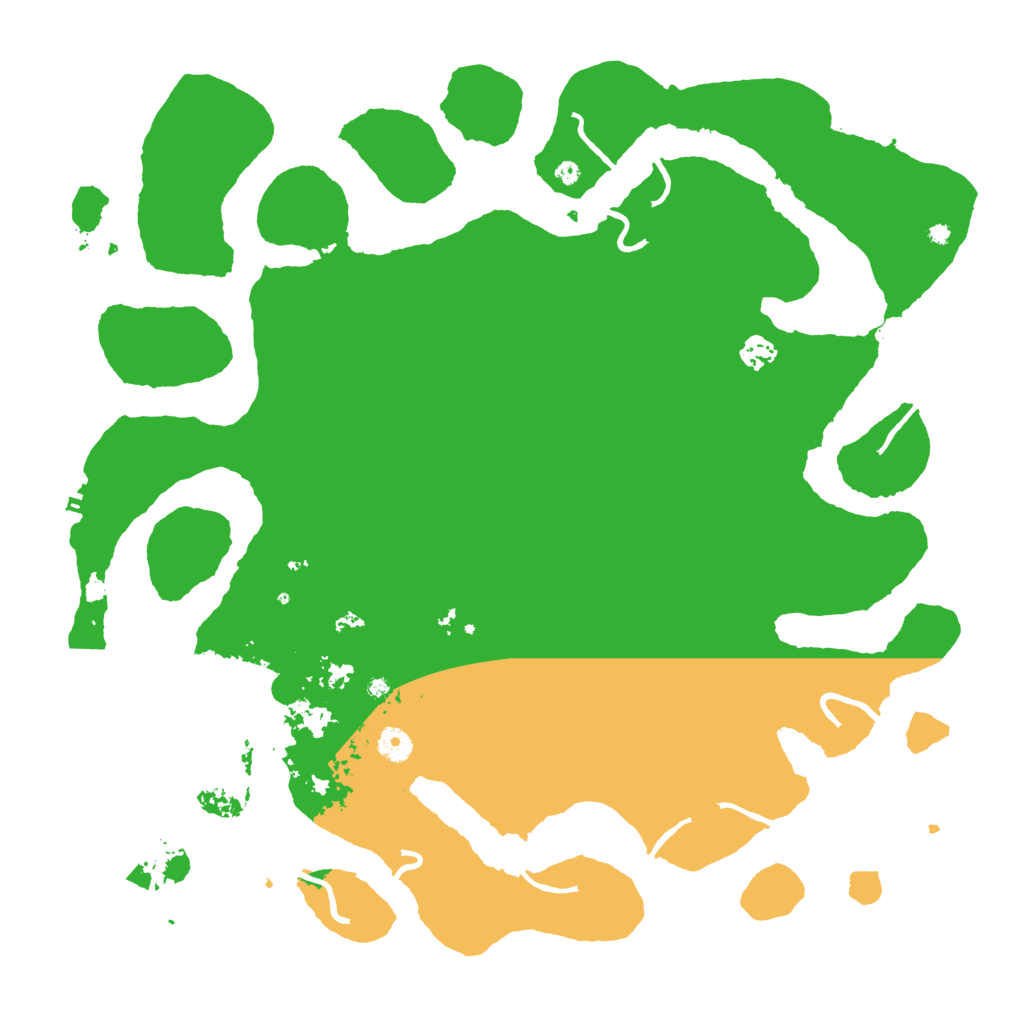 Biome Rust Map: Procedural Map, Size: 4500, Seed: 14350