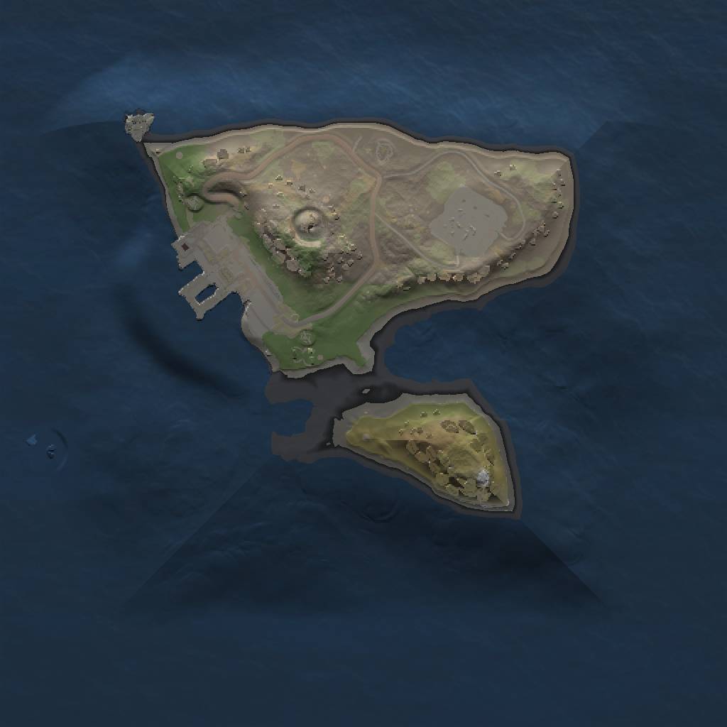 Rust Map: Procedural Map, Size: 1250, Seed: 5234566, 5 Monuments