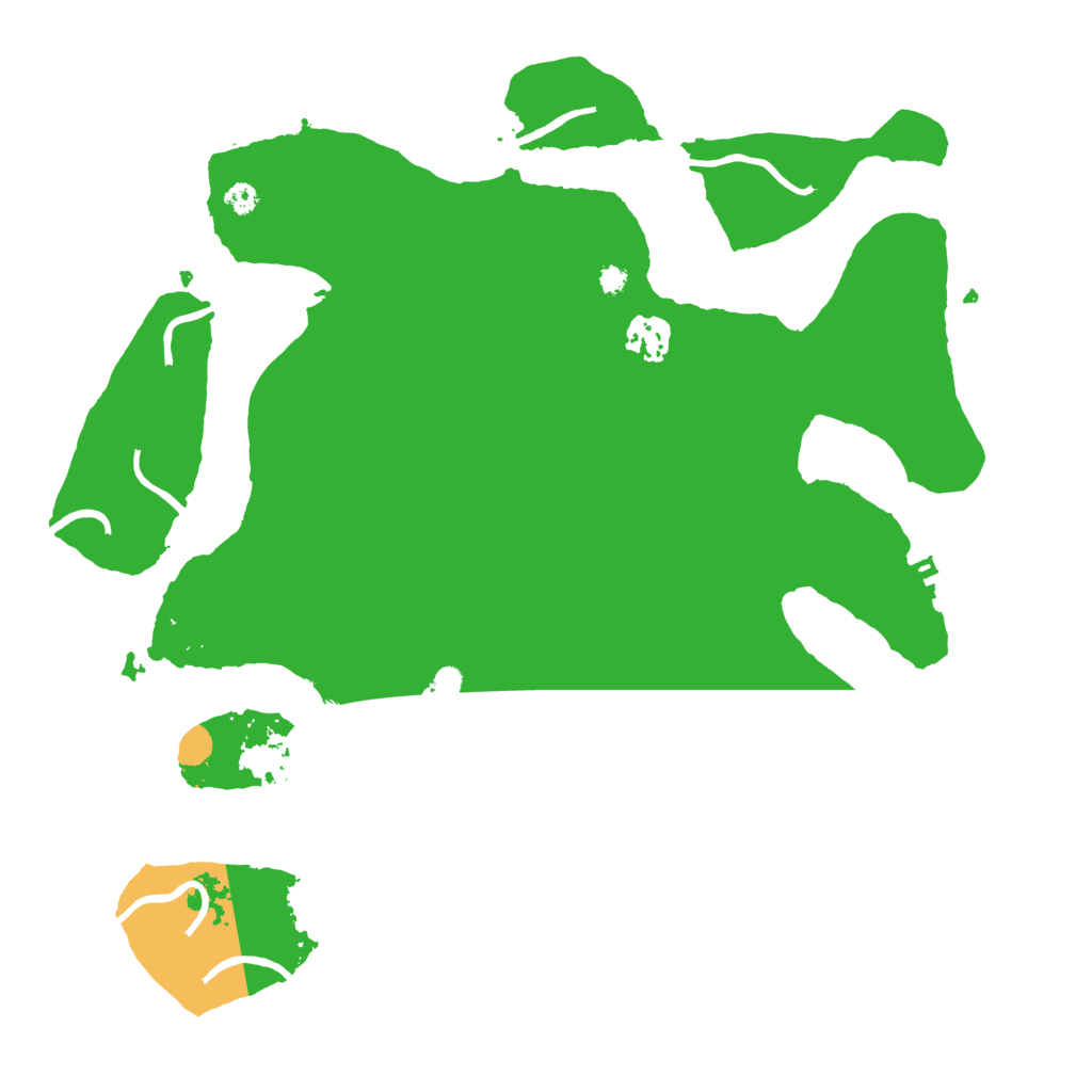 Biome Rust Map: Procedural Map, Size: 3550, Seed: 830092