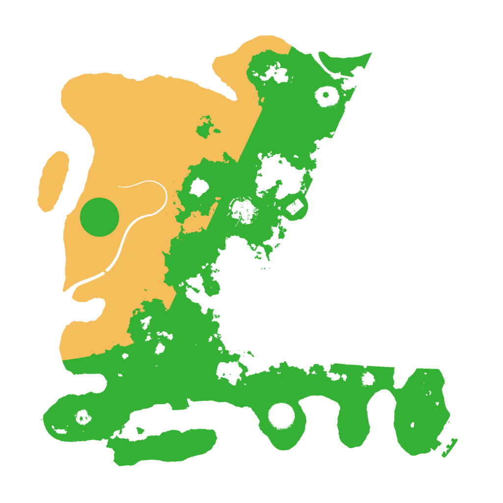 Biome Rust Map: Procedural Map, Size: 3400, Seed: 149953