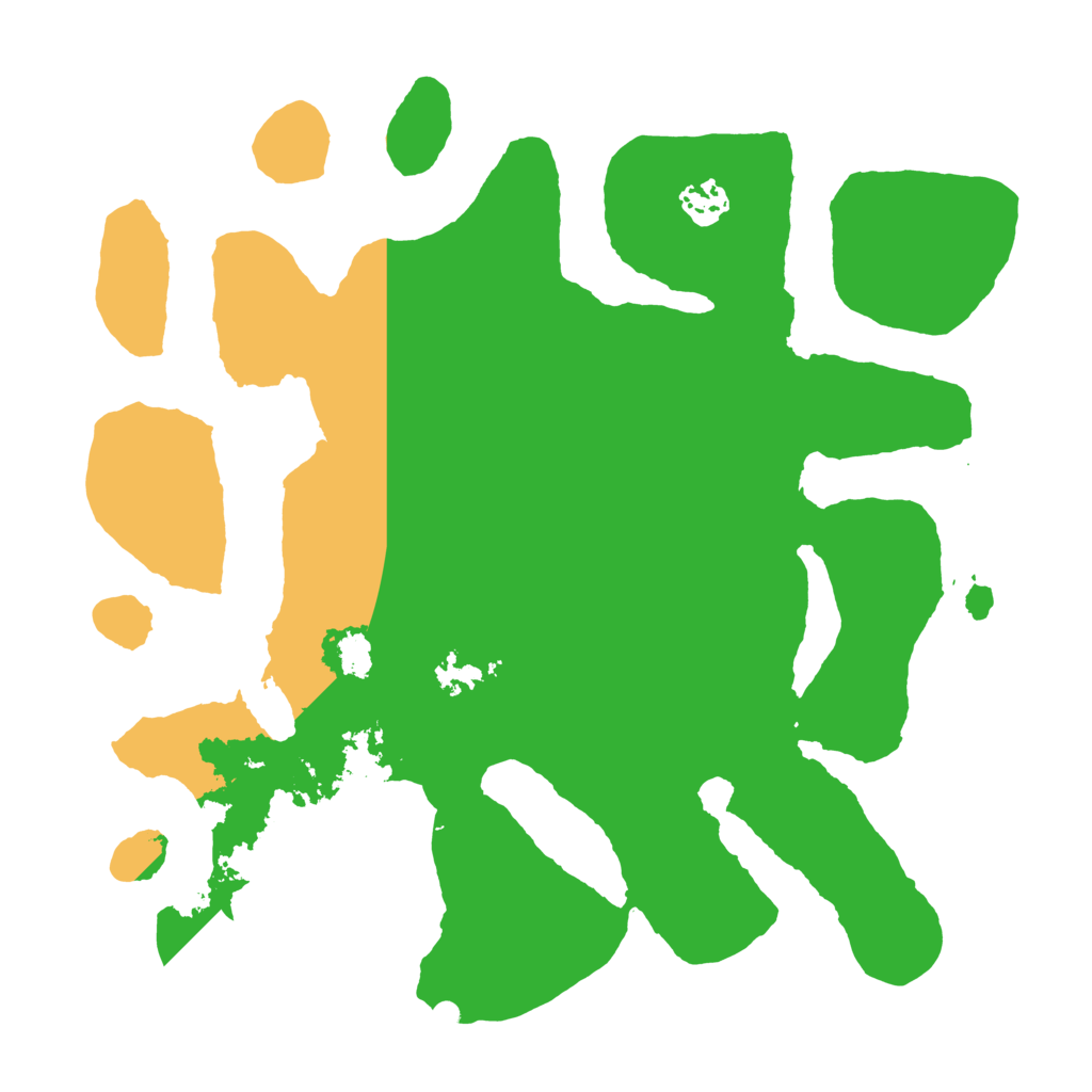 Biome Rust Map: Barren, Size: 3500, Seed: 666