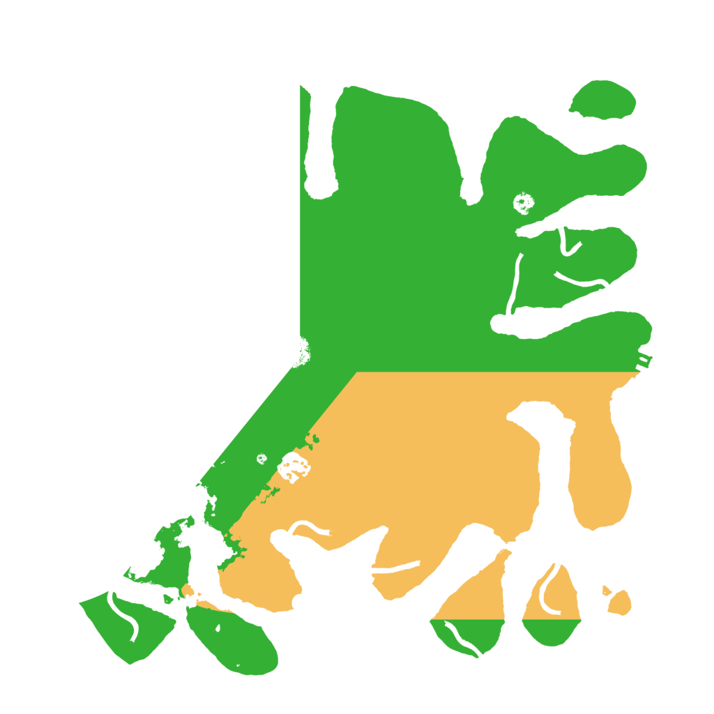 Biome Rust Map: Procedural Map, Size: 3550, Seed: 196662