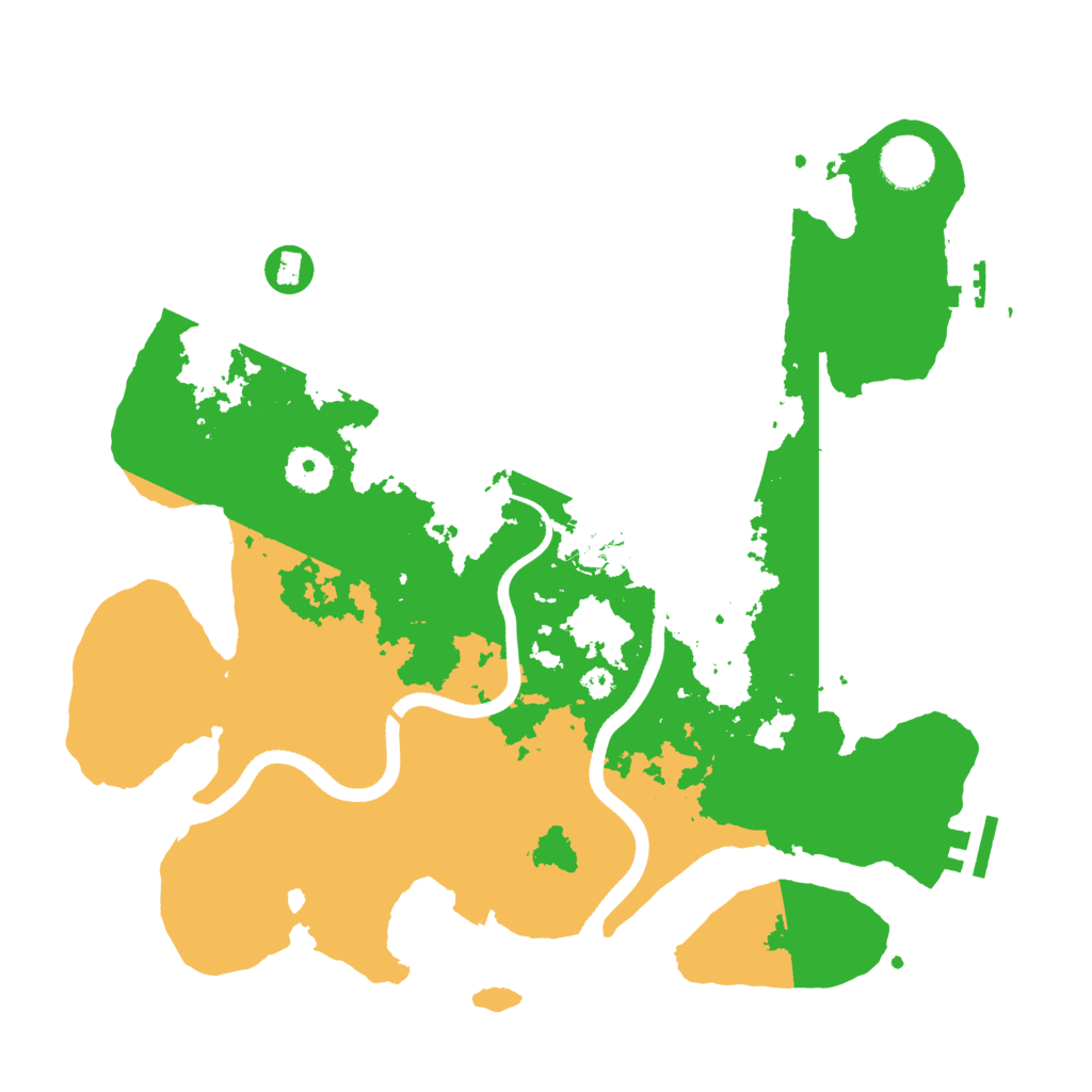 Biome Rust Map: Procedural Map, Size: 3550, Seed: 776787