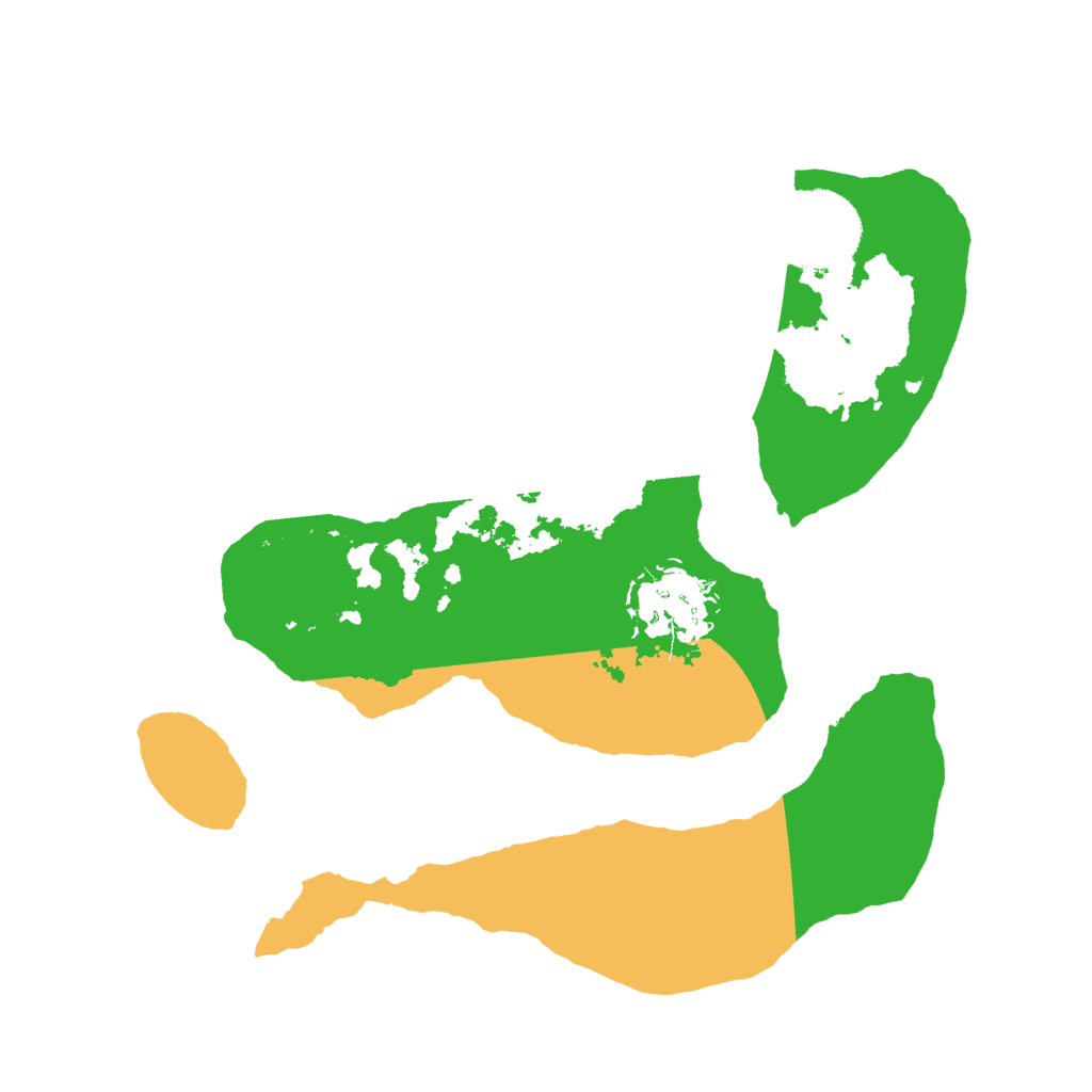 Biome Rust Map: Barren, Size: 2400, Seed: 22