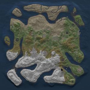 Thumbnail Rust Map: Procedural Map, Size: 4200, Seed: 2147483647, 18 Monuments
