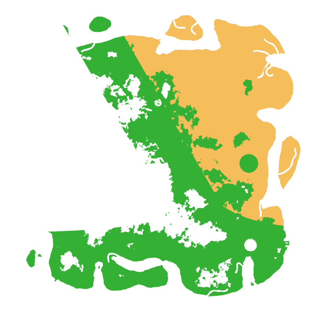Biome Rust Map: Procedural Map, Size: 4500, Seed: 105130647