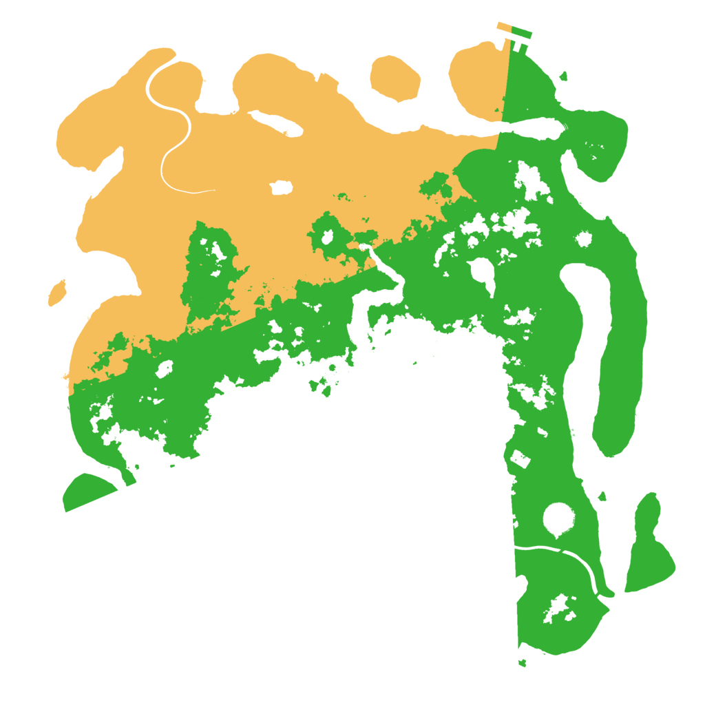 Biome Rust Map: Procedural Map, Size: 4000, Seed: 268741