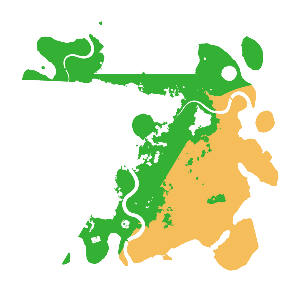 Biome Rust Map: Procedural Map, Size: 3550, Seed: 849689