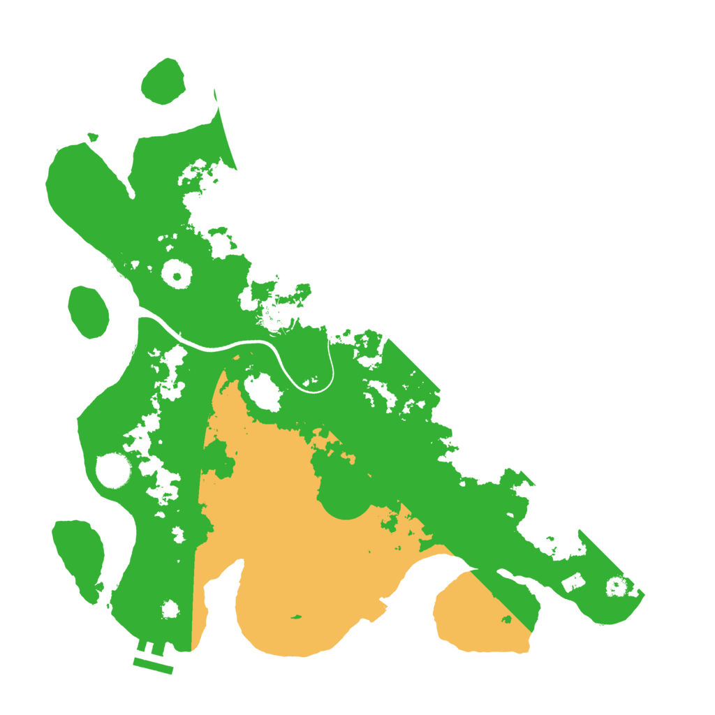 Biome Rust Map: Procedural Map, Size: 3600, Seed: 2082654186