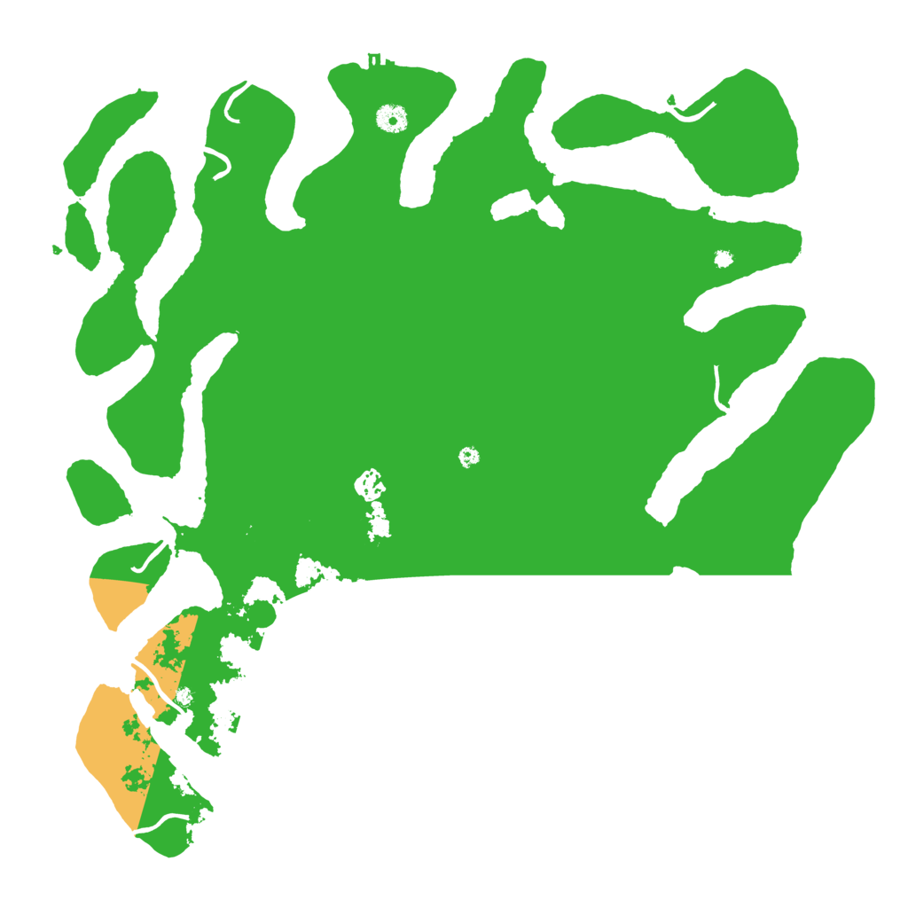Biome Rust Map: Procedural Map, Size: 4500, Seed: 921152137