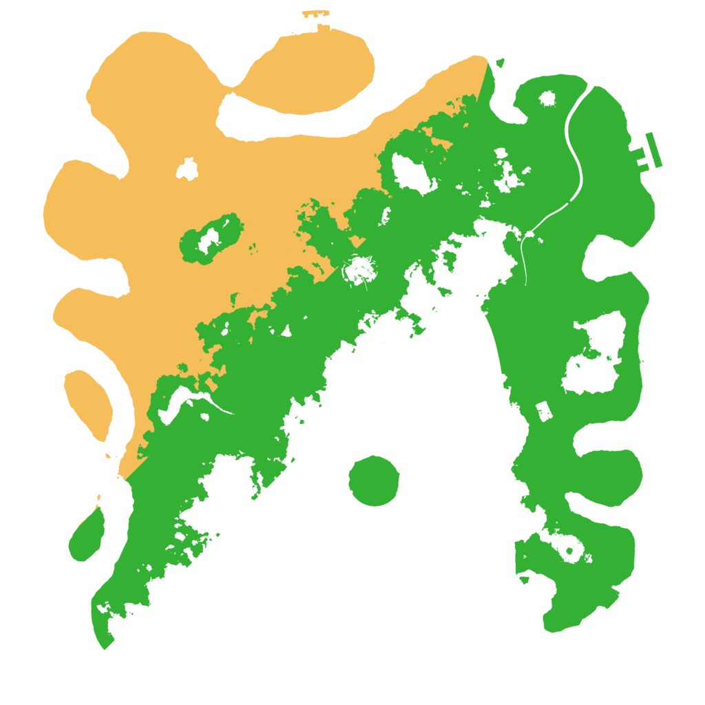 Biome Rust Map: Procedural Map, Size: 4000, Seed: 117138