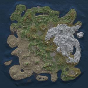 Thumbnail Rust Map: Procedural Map, Size: 4250, Seed: 1337, 19 Monuments