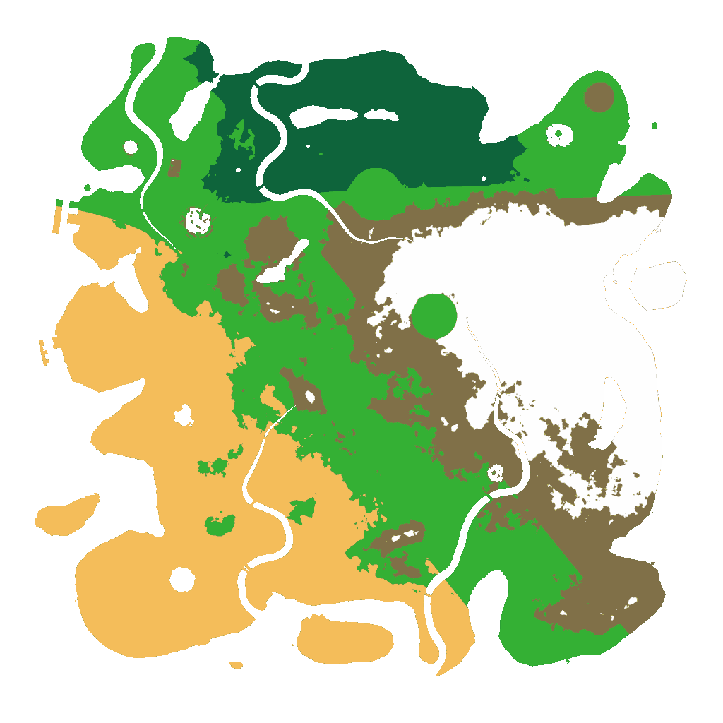 Biome Rust Map: Procedural Map, Size: 4250, Seed: 1337